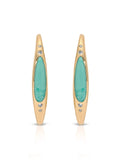 Turquoise Solstice Hoops