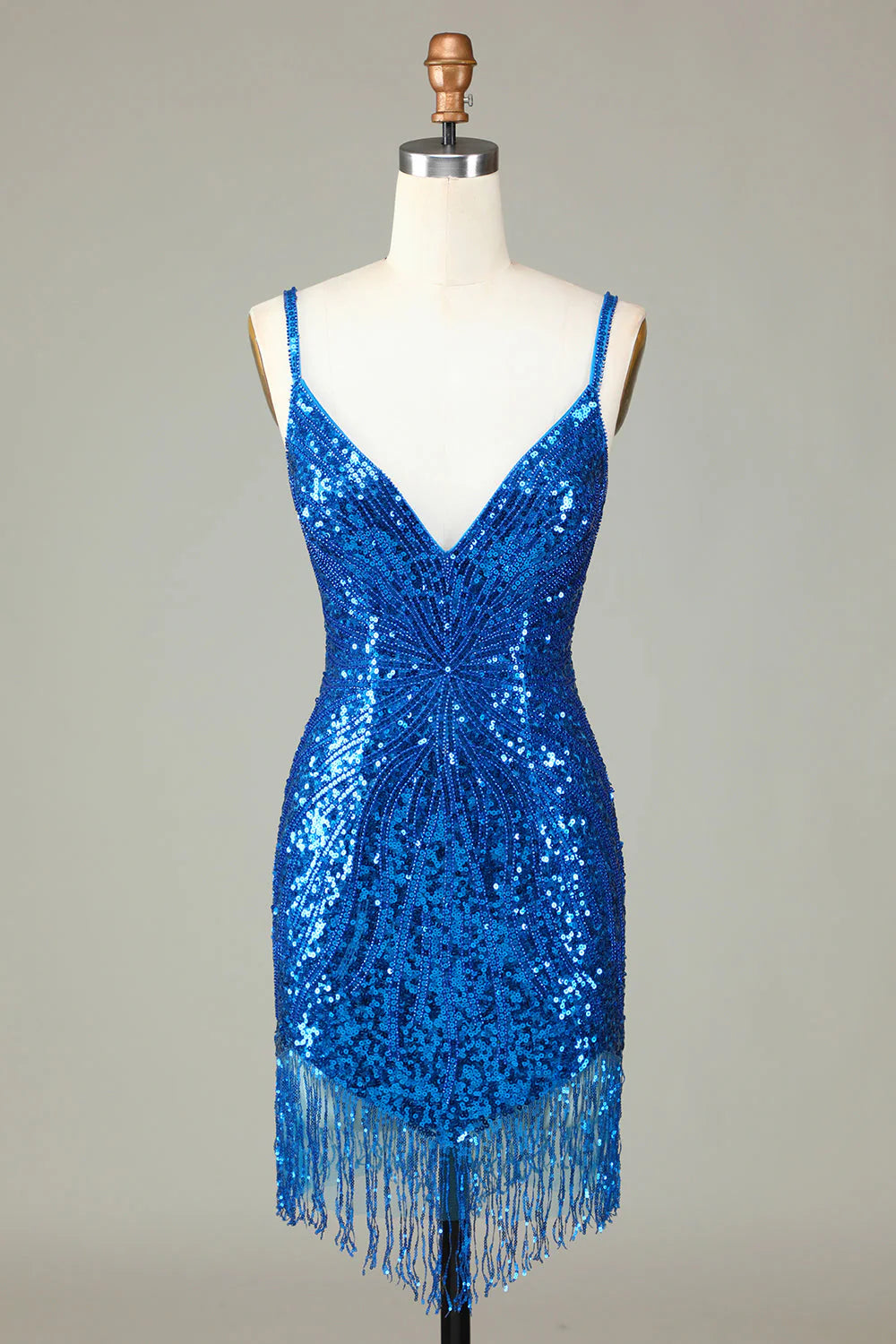 Sparkly White Bodycon Lace Up Back Beaded Short Homecoming Dress with Tassel