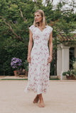 Brinkley Floral Maxi Dress in Berry
