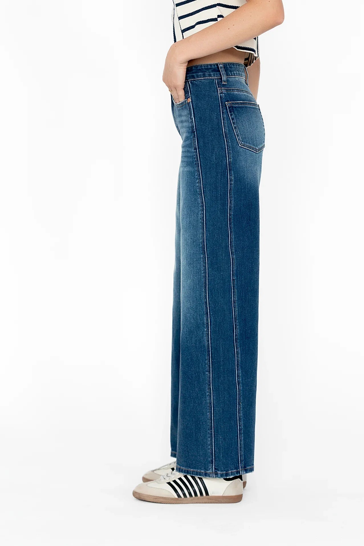 Eden Baggy Jeans in Dark Wash FINAL SALE