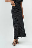 Malia Polka Dot Maxi Skirt