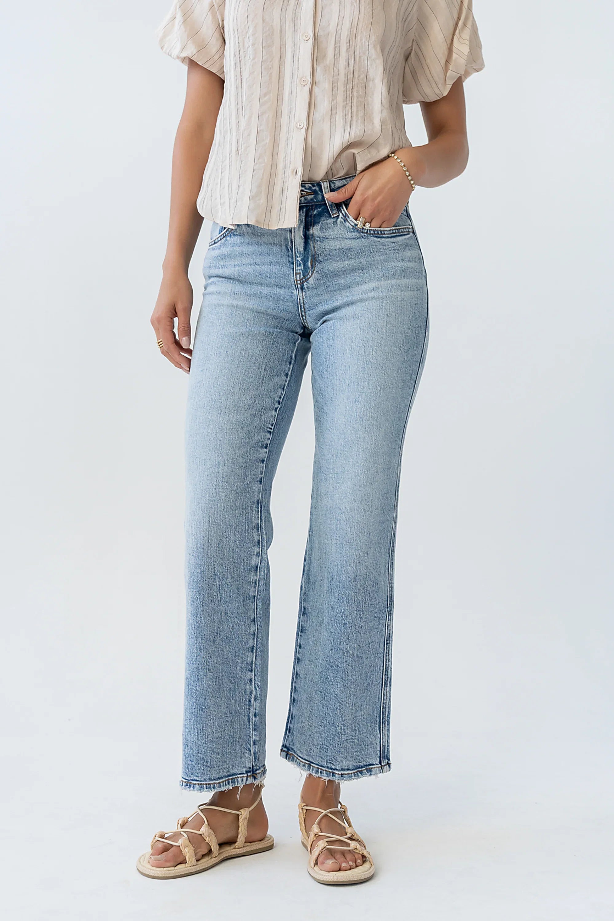 Jojo Slim Wide Leg Jeans