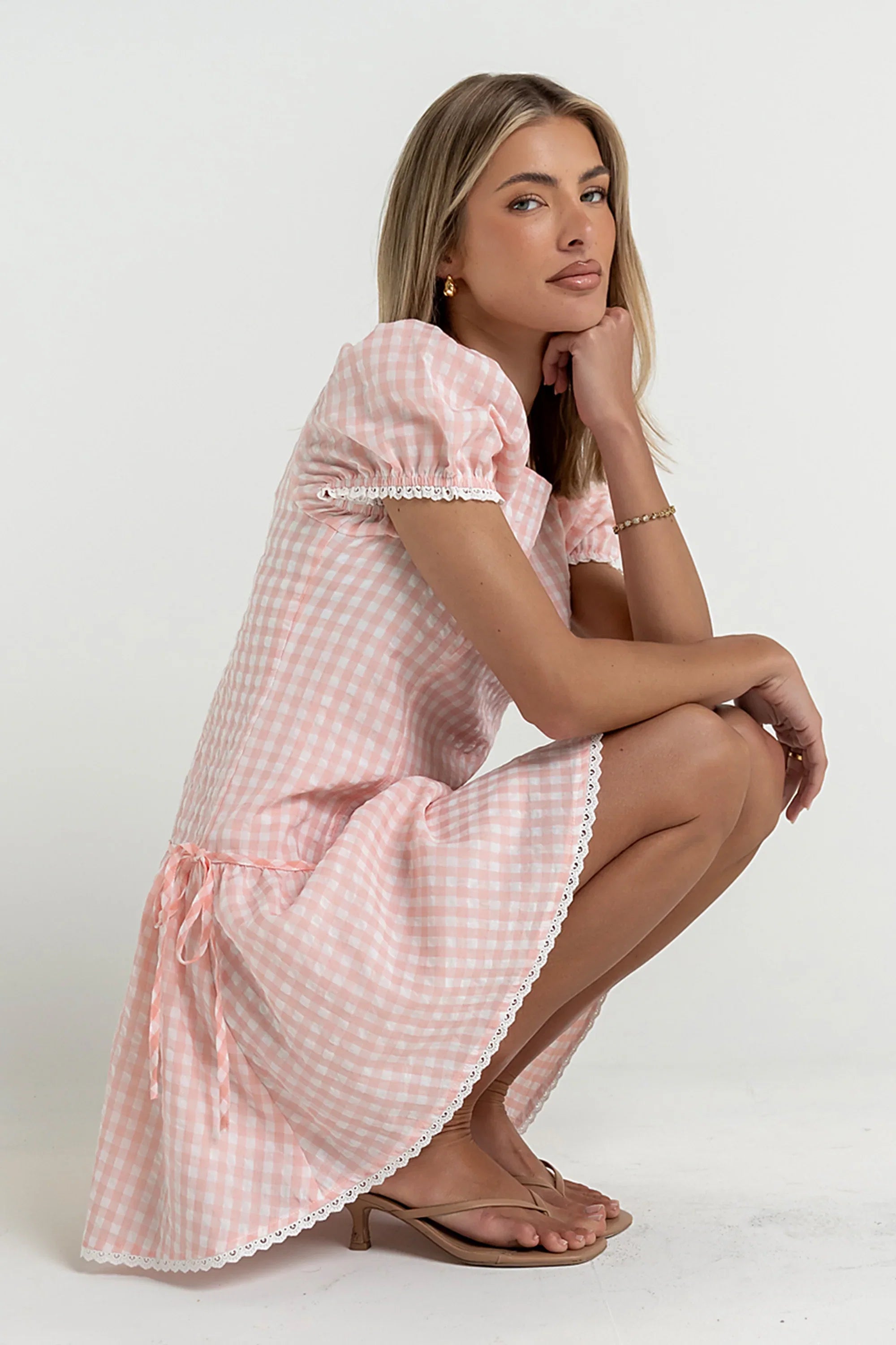 Chance Gingham Mini Dress