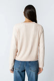 Leo Layered Sweater in Pink FINAL SALE