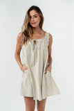 Calliope Striped Baby Doll Dress
