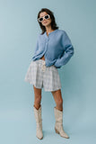 Valeria Oversized Sweater in Light Blue