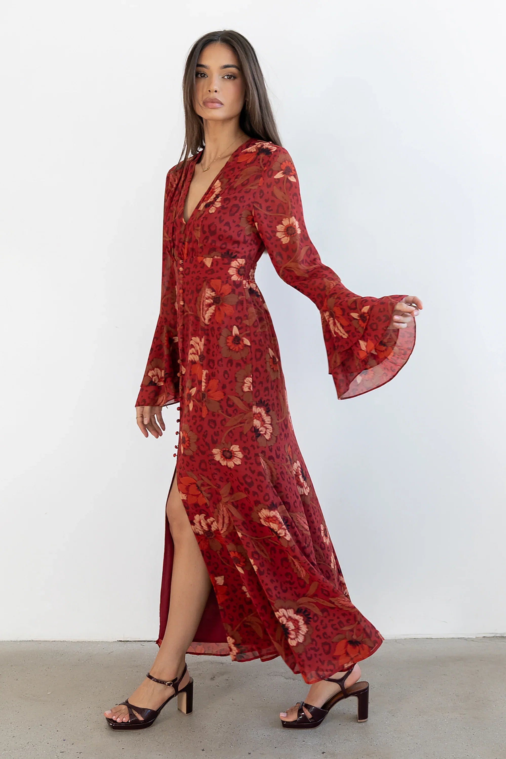Theo Floral Maxi Dress FINAL SALE
