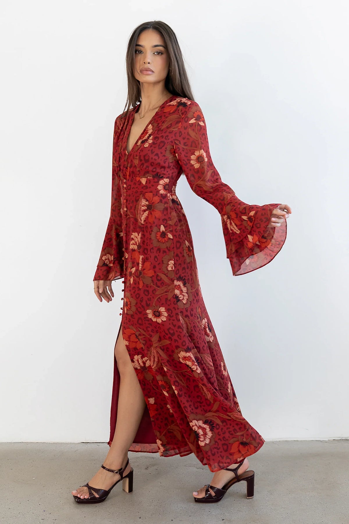 Theo Floral Maxi Dress FINAL SALE