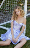 TWYLA A LINE MINI DRESS LILAC