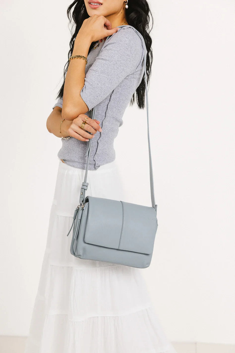 Larkin Crossbody Bag in Blue FINAL SALE