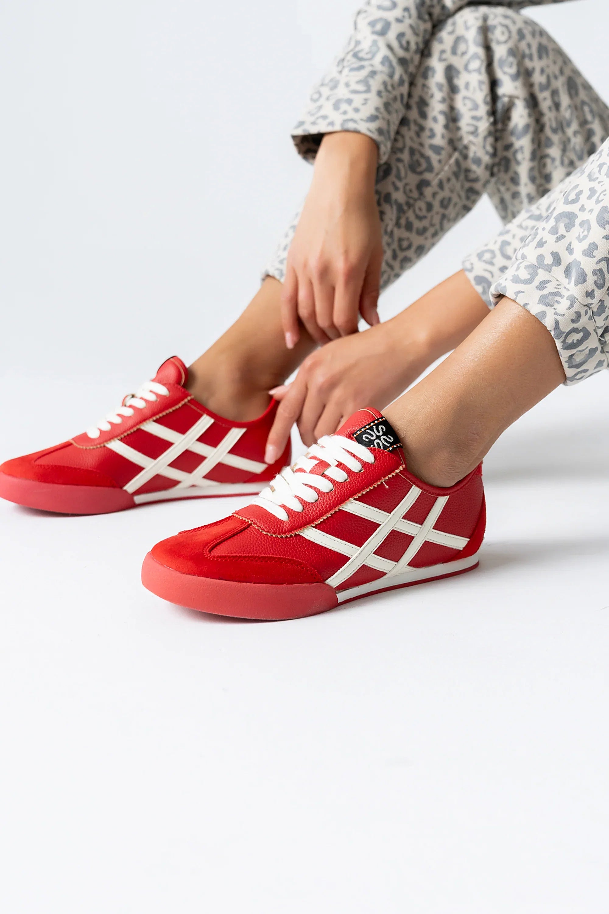 Polly Sneakers in Red