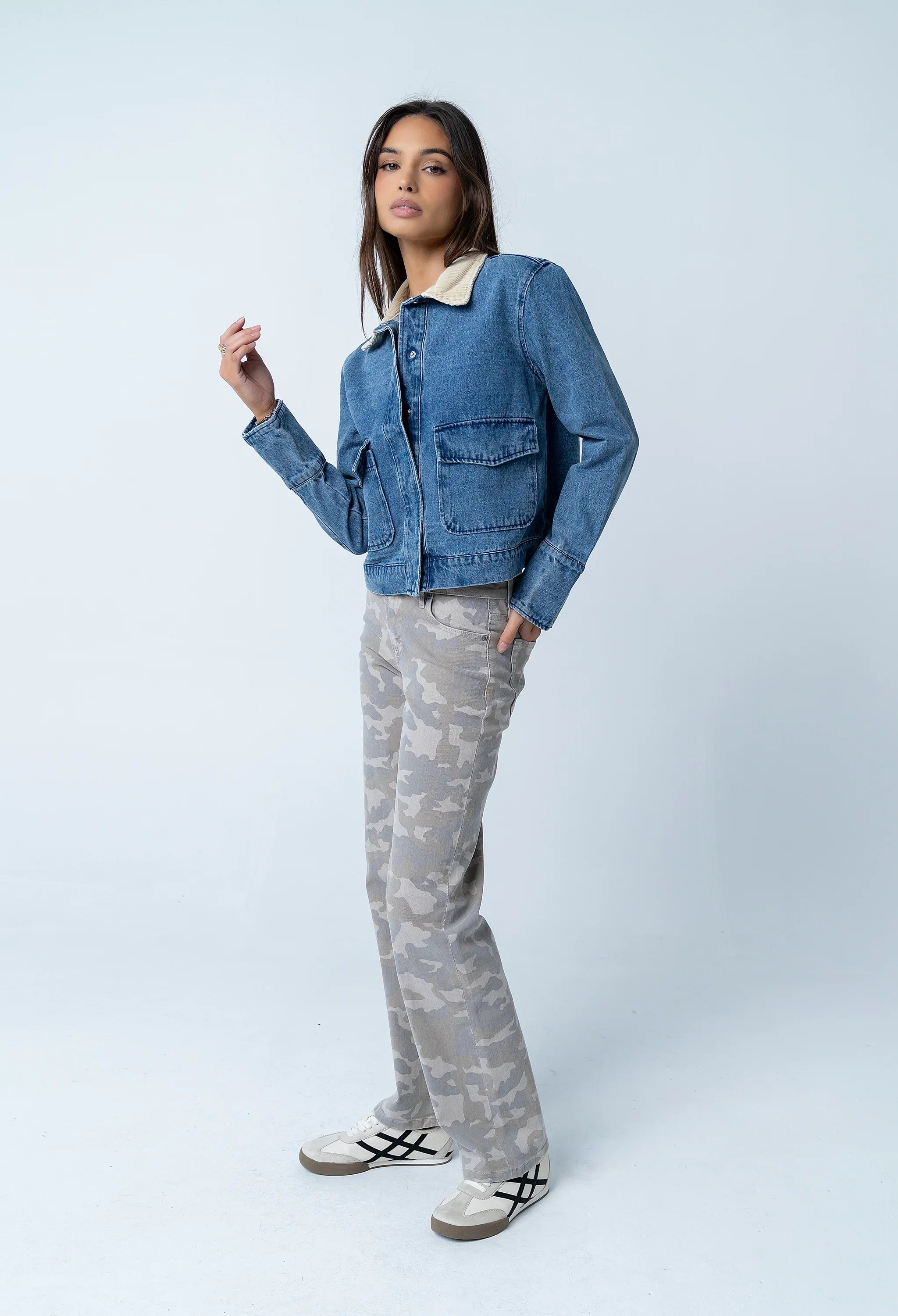 Brynley Denim Chore Jacket