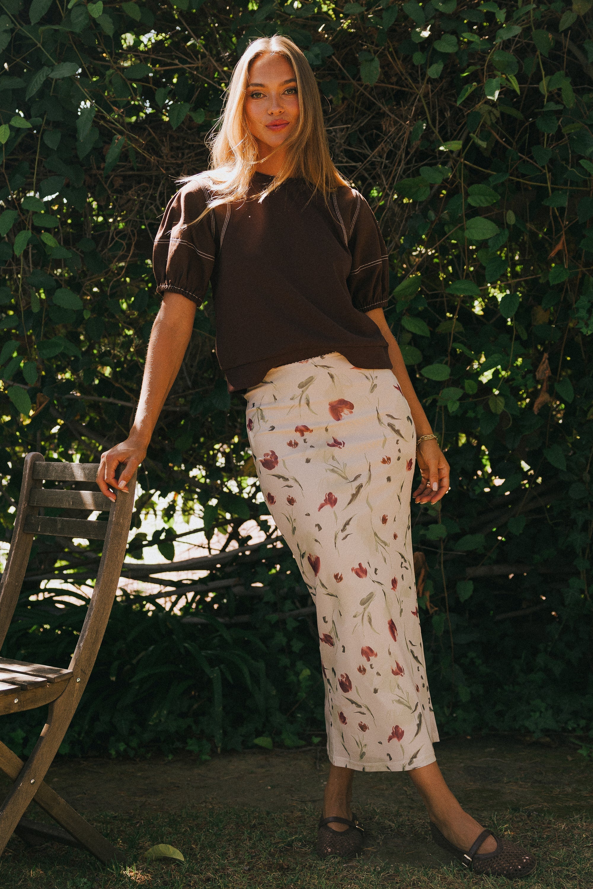 Alison Floral Maxi Skirt