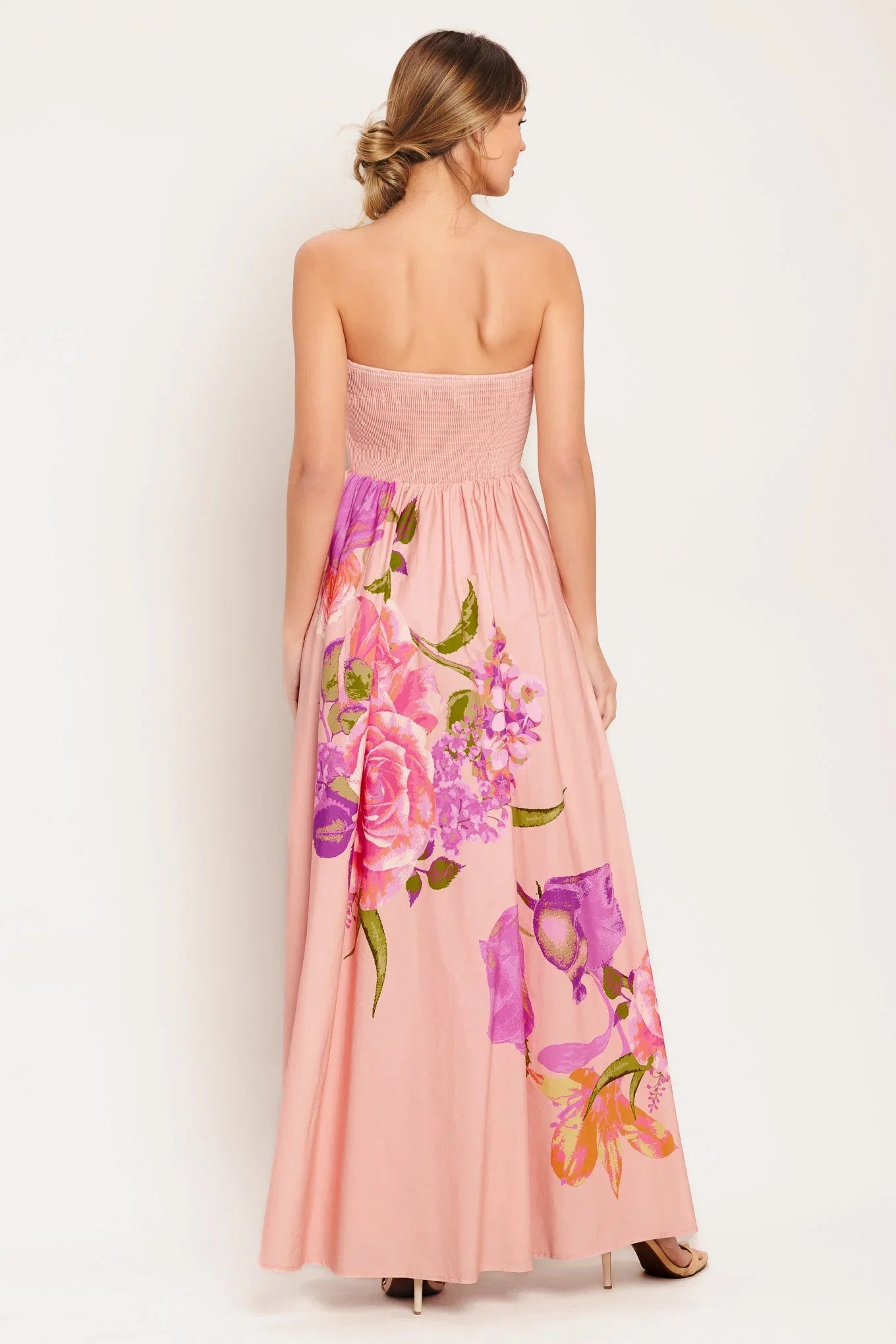 ROSE SERENADE LIGHT PINK MAXI DRESS FINAL SALE