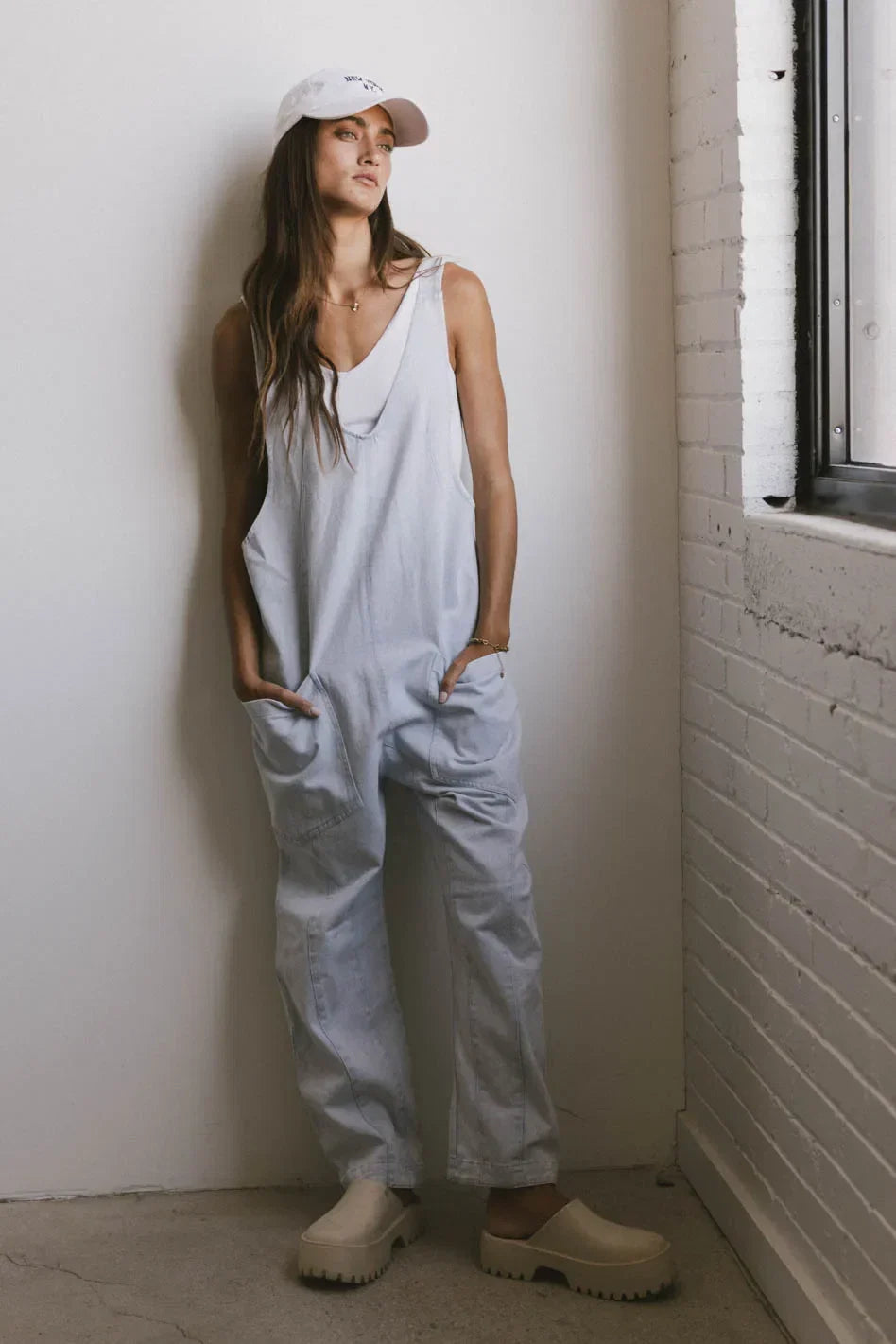 Marie Jumpsuit in Blue FINAL SALE