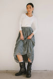 Grace Floral Tulle Skirt in Teal FINAL SALE