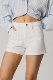 Maggie Utility Shorts in White