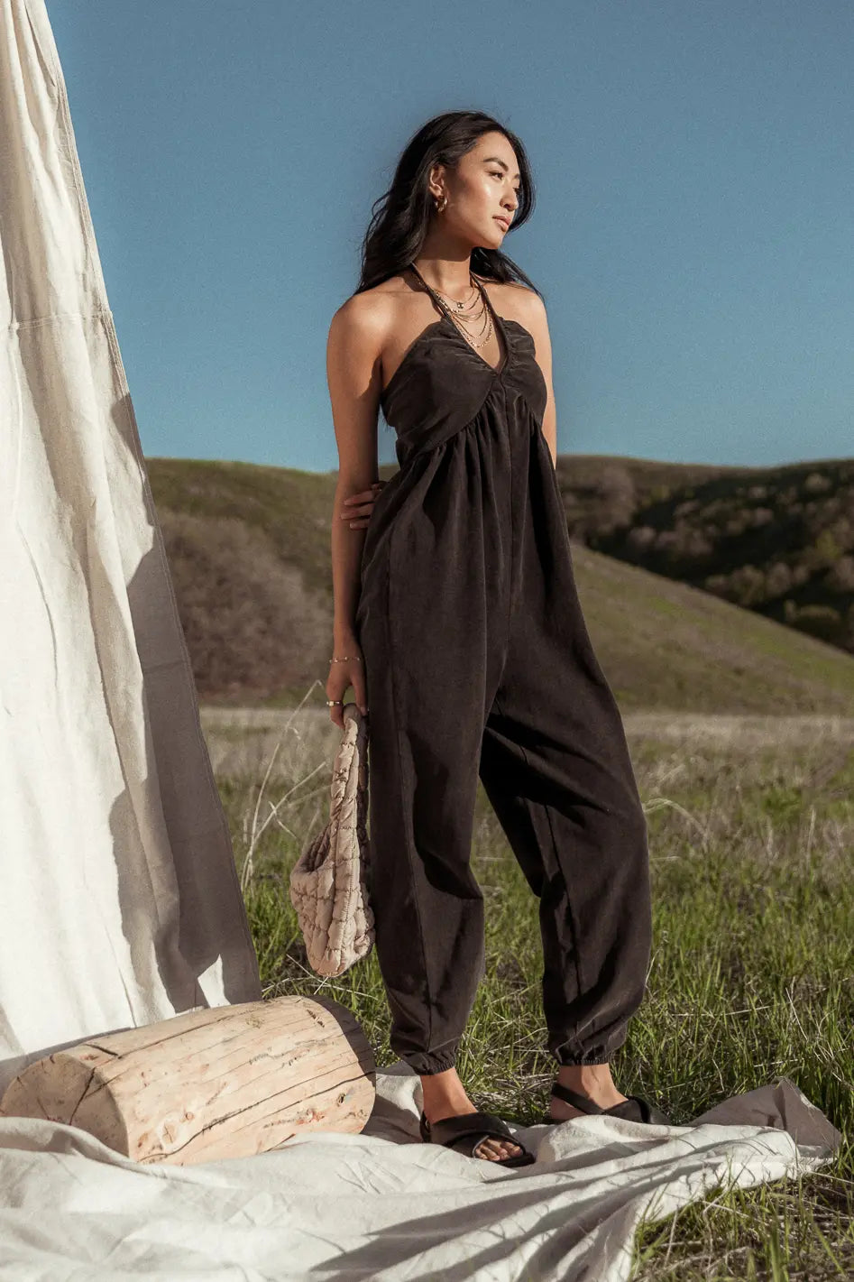 Trixie Jumpsuit in Black FINAL SALE