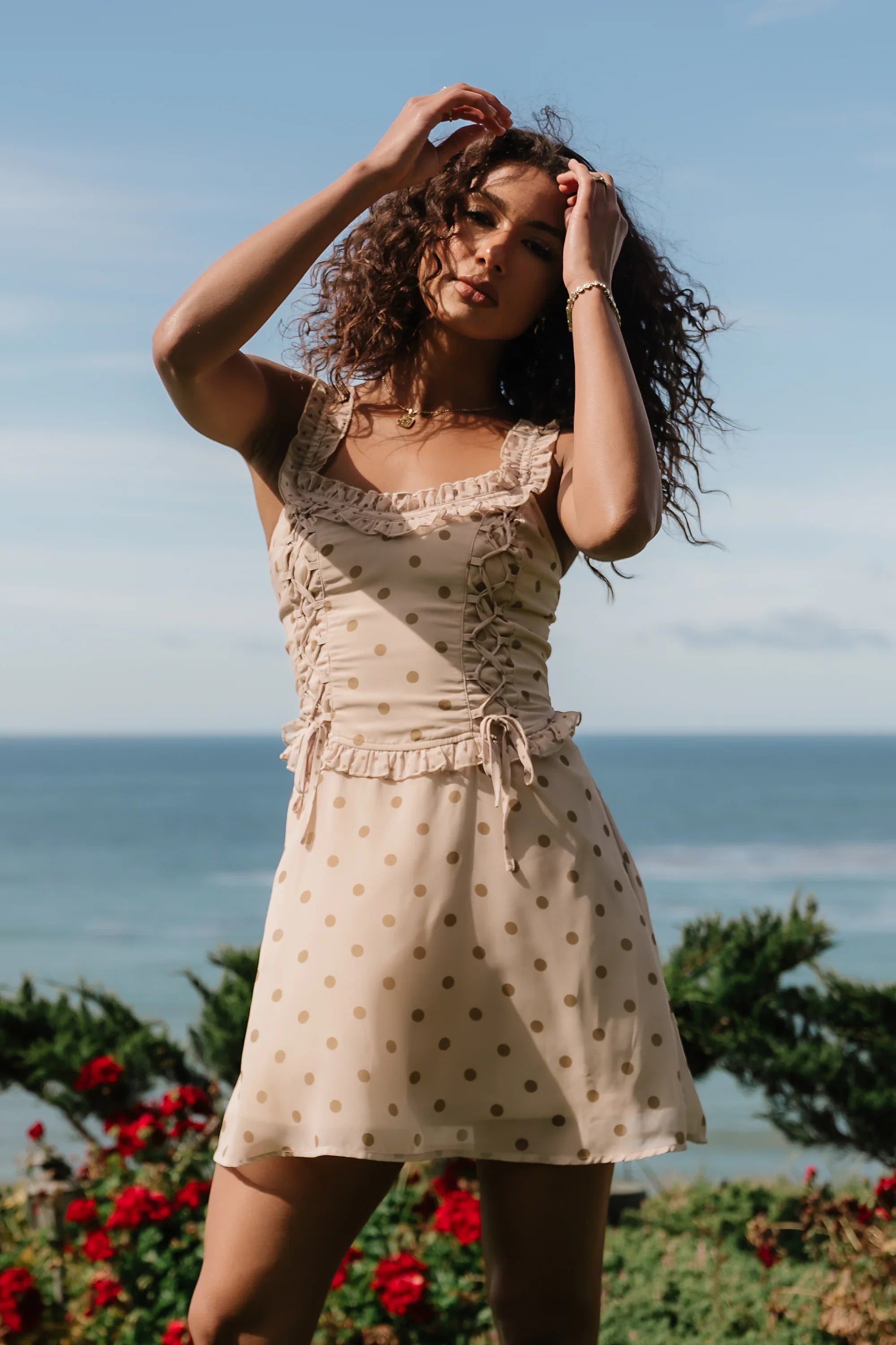 Rylan Polka Dot Mini Dress