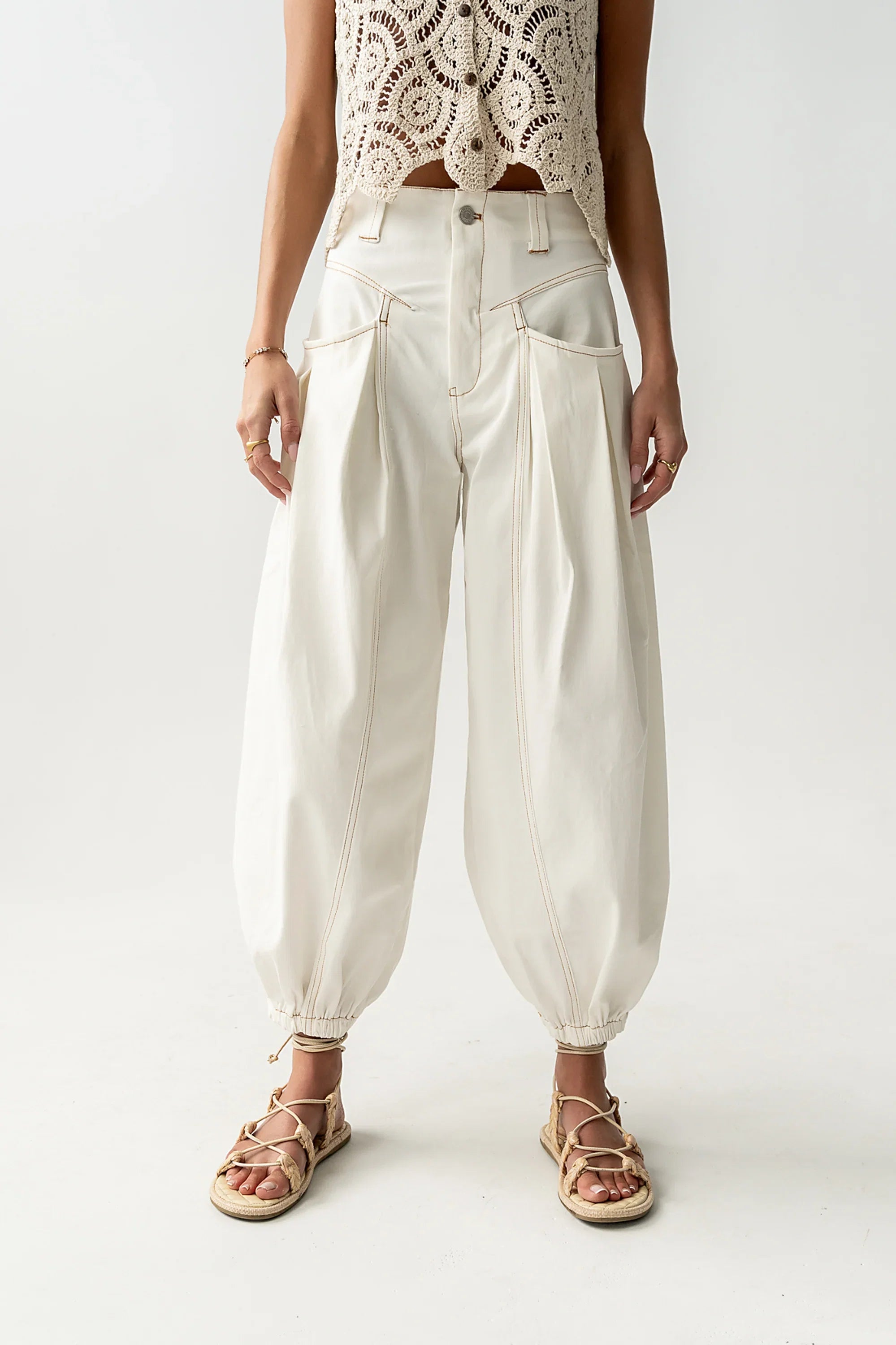 Correy Pants in Off White