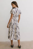 Mikaela Abstract Midi Dress FINAL SALE