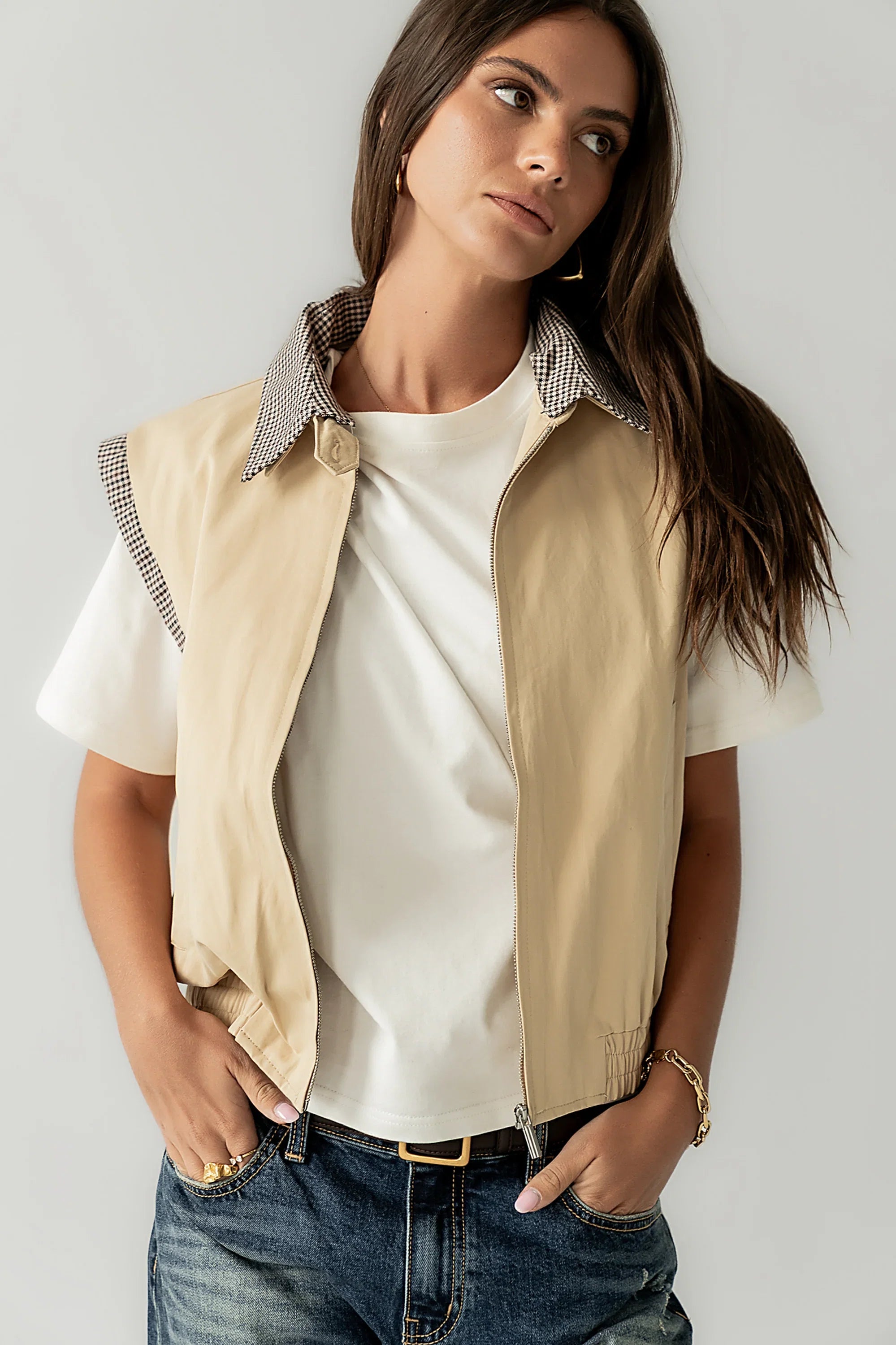 Finn Contrast Vest