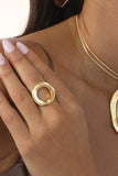 Open Circle Statement Ring