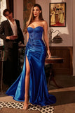 CANNES GOWN GLITTER BUSTIER CORSET DRESS