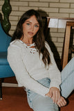 Georgie Knit Sweater in Ivory