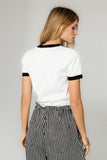Maddie Ringer Sweater Top in Ivory FINAL SALE