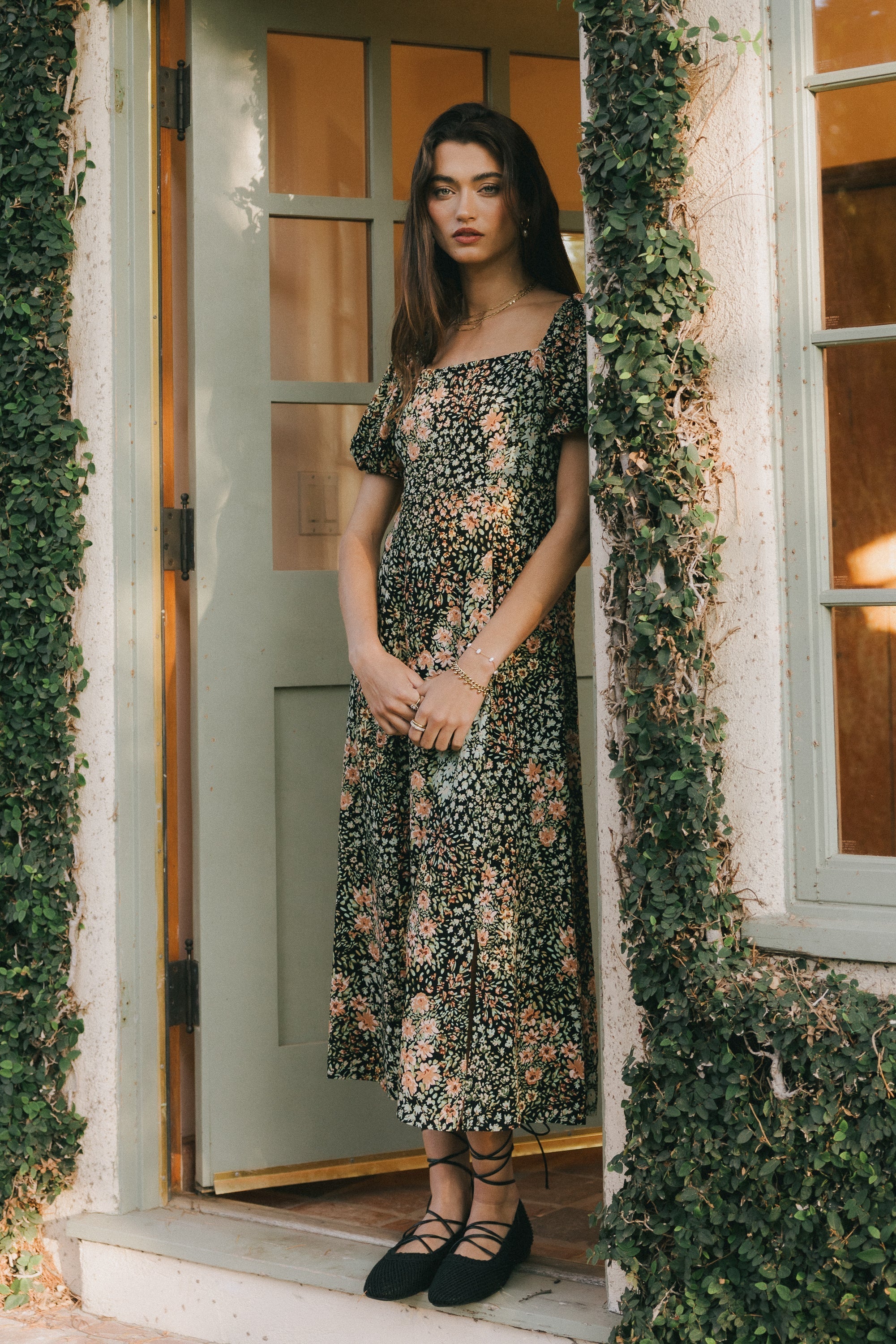 Vienna Floral Maxi Dress FINAL SALE
