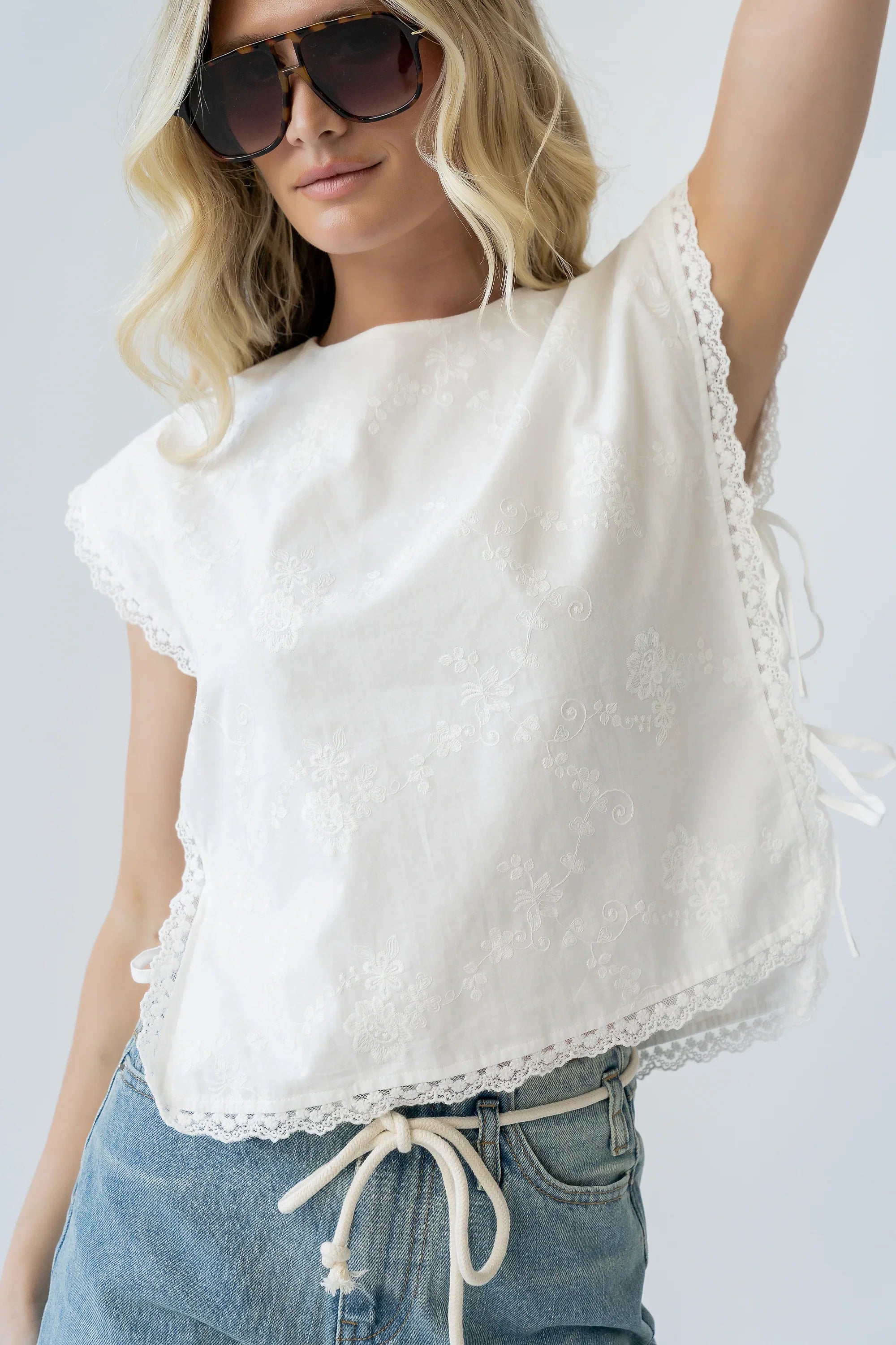 Cassidy Embroidered Top