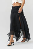Ainsley Asymmetrical Maxi Skirt