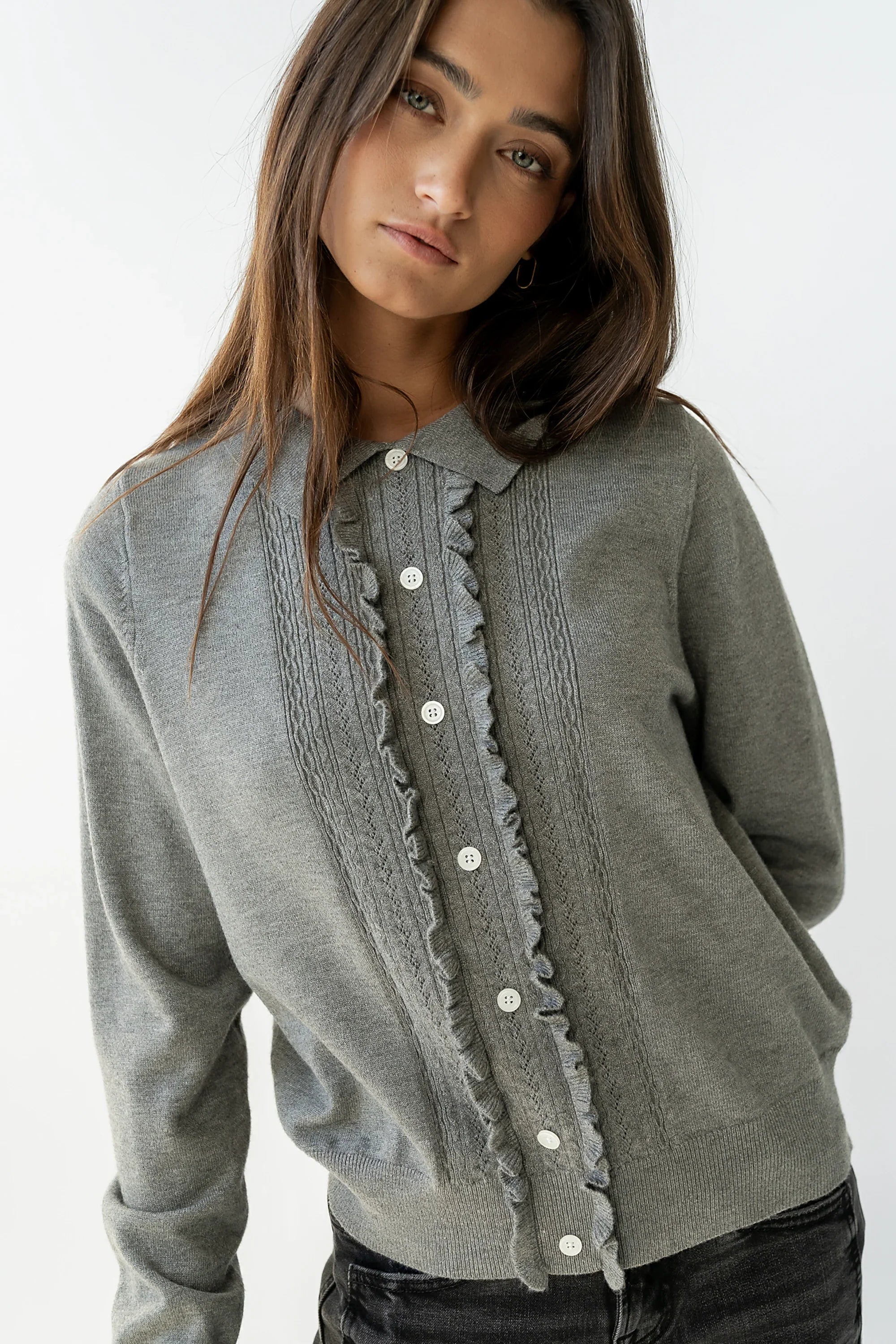 Isla Collared Sweater FINAL SALE