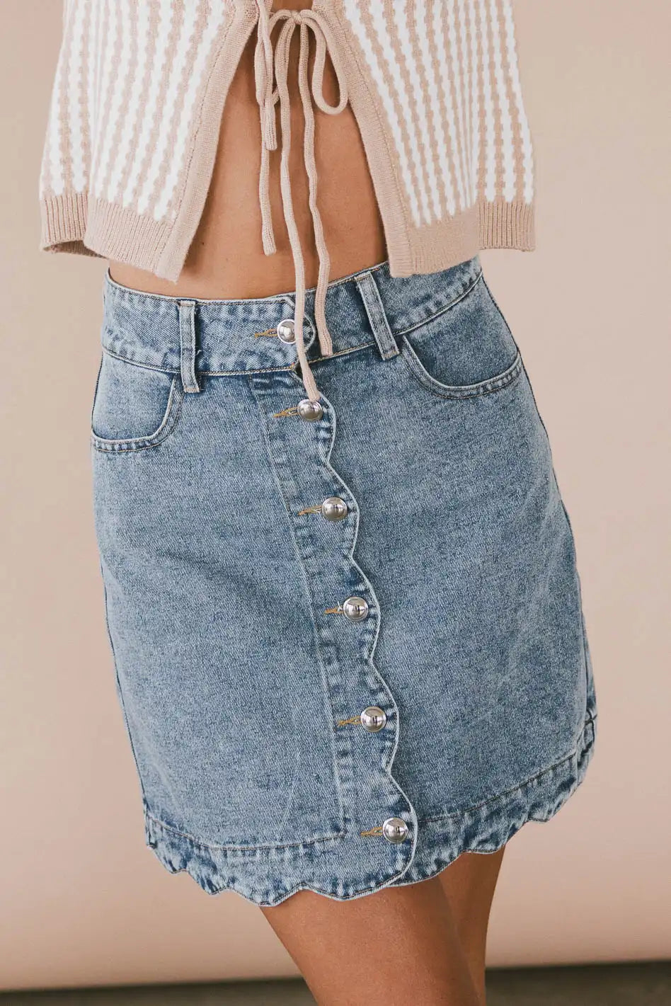 Kalista Denim Mini Skirt FINAL SALE