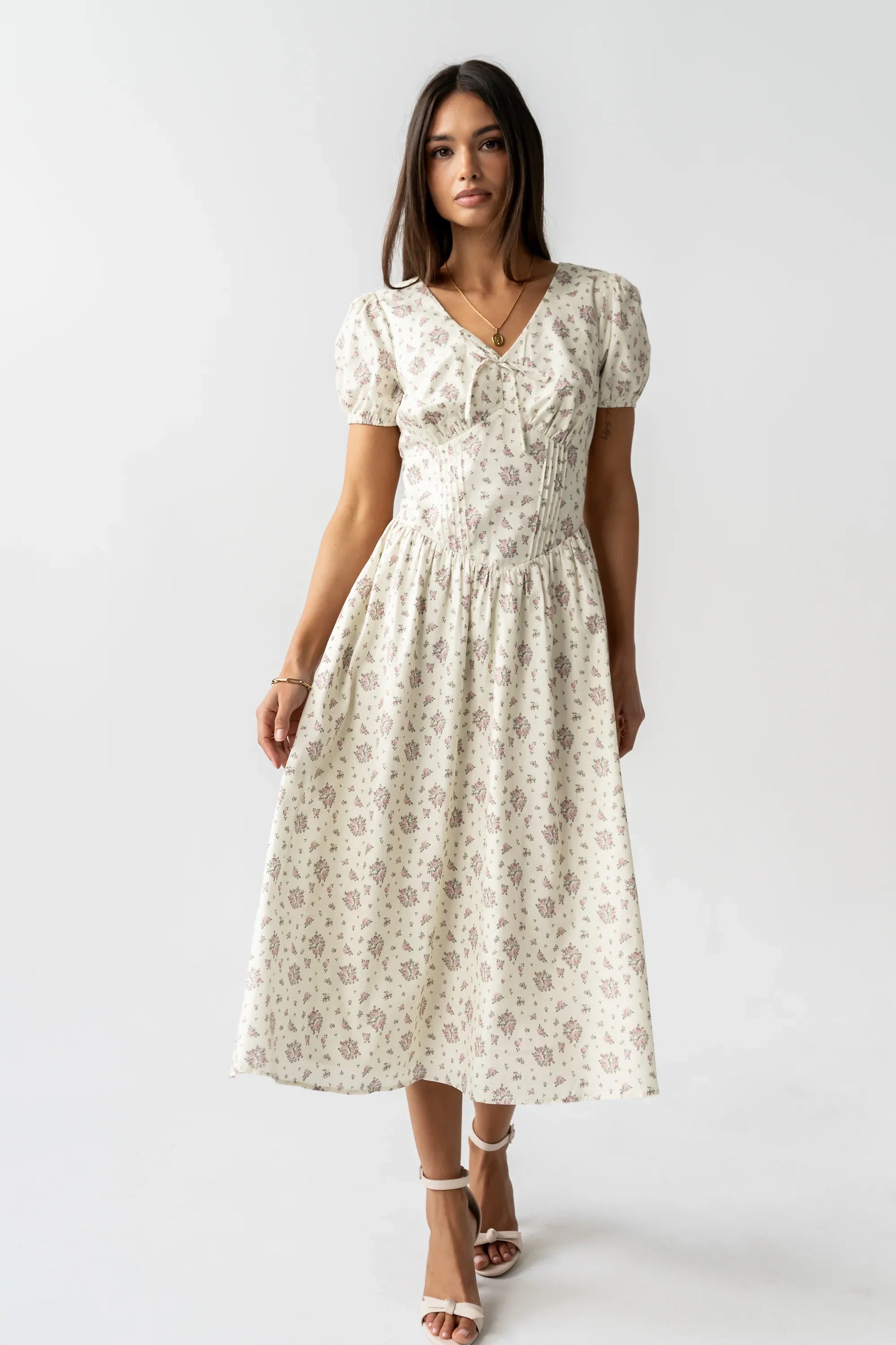 Trish Floral Midi Dress