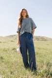 Jana Light Wash Denim Top