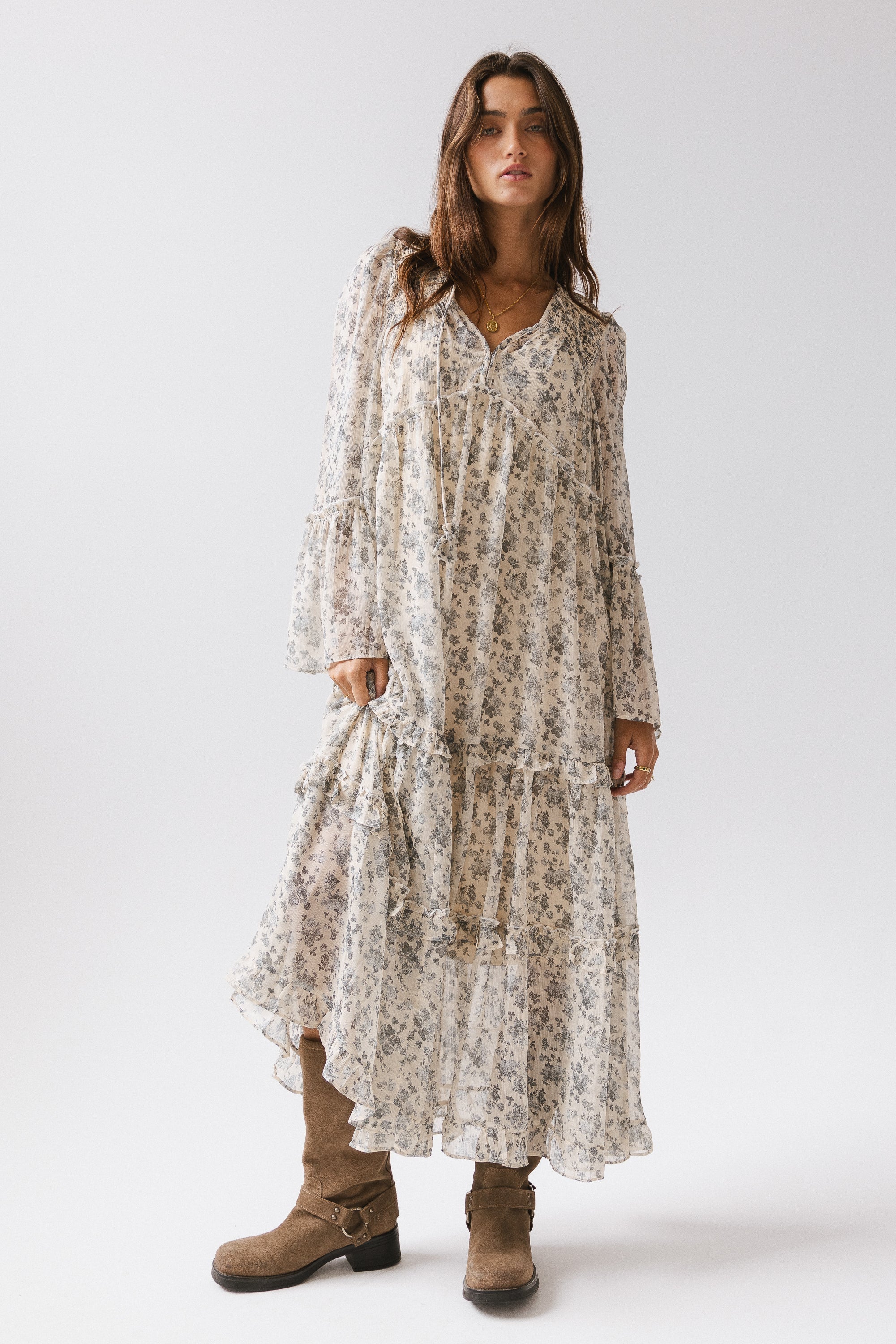 Luna Floral Maxi Dress FINAL SALE