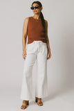 Riley Ribbed Top in Clay FINAL SALE