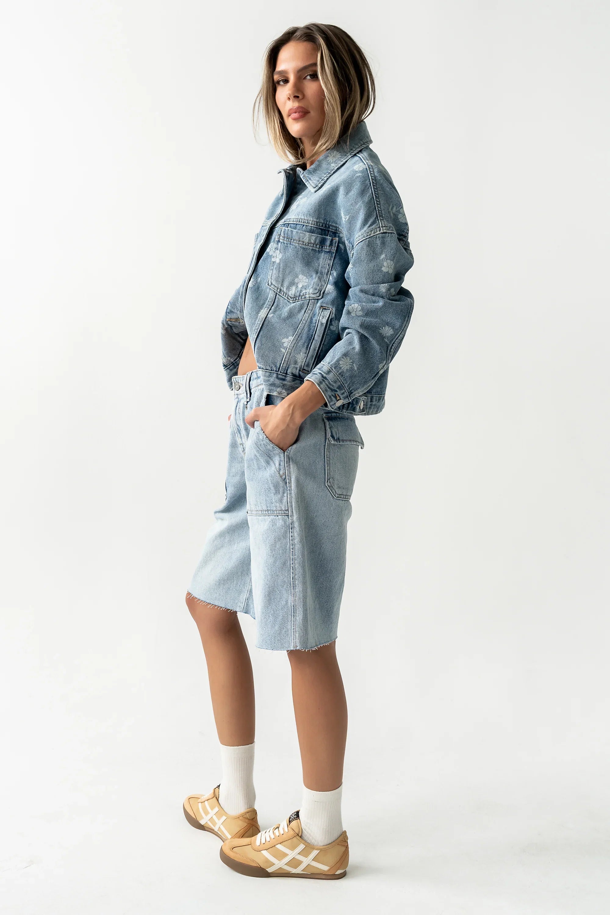 Halle Utility Bermuda Shorts