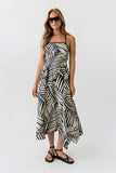 Zoelle Halter Neck Midi Dress