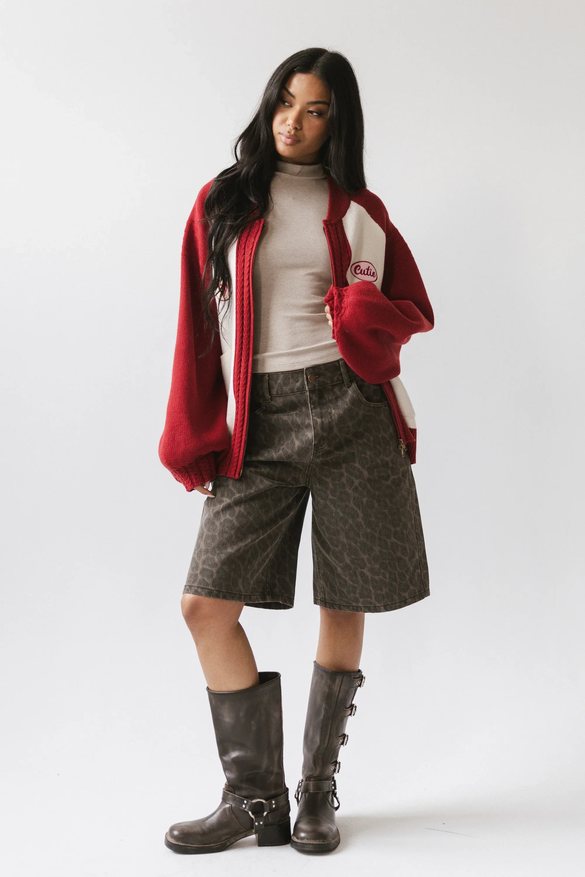 Jessy Leopard Bermuda Shorts FINAL SALE