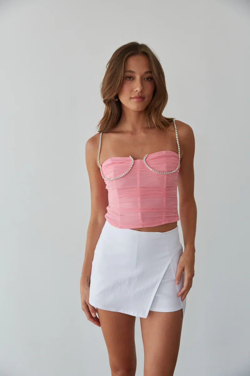 Jordy High Rise Envelope Skort