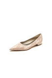 Simple Lace Pointed Toe Kitten Heels