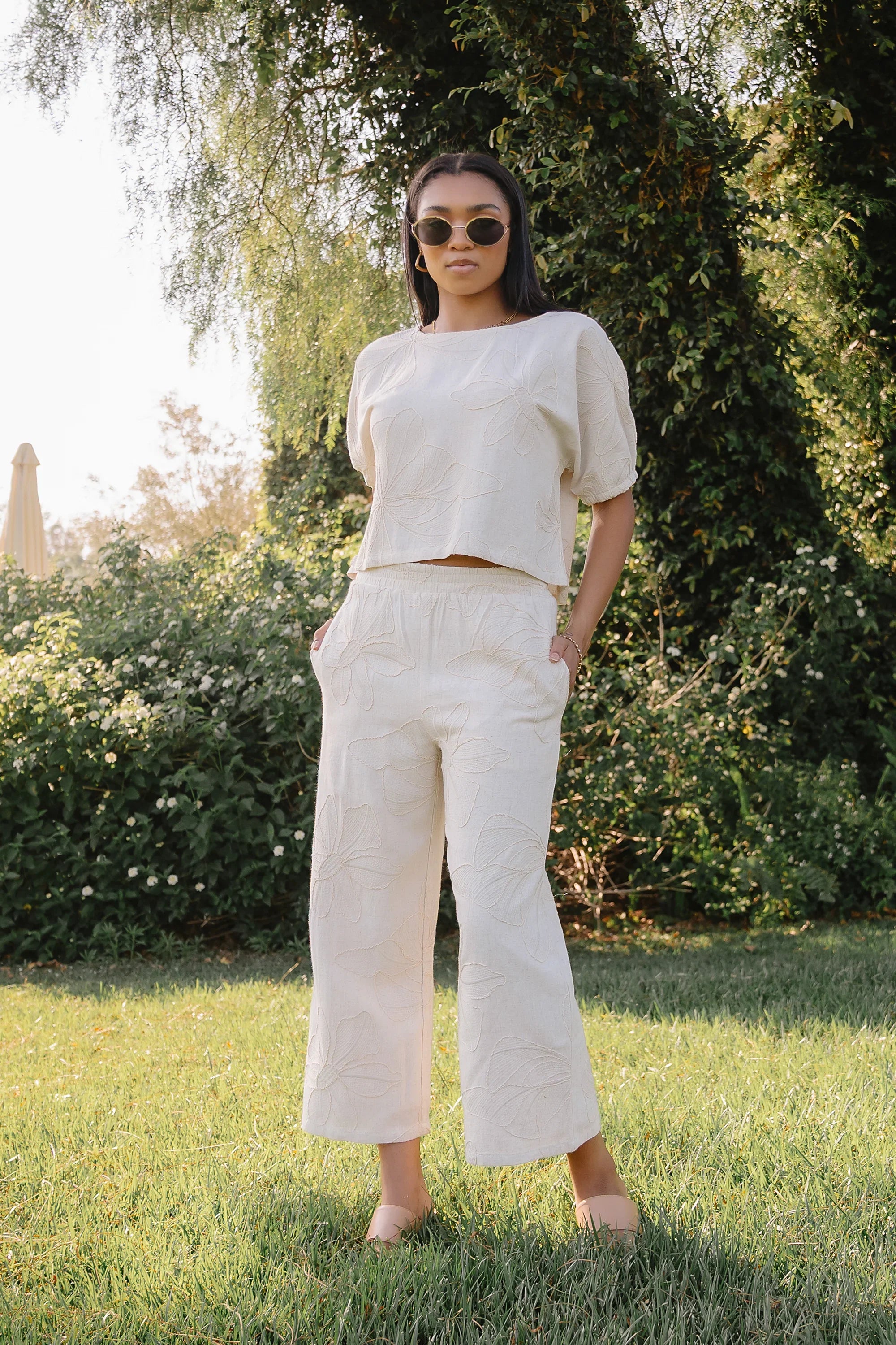 Kortney Floral Wide Leg Pants