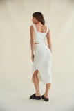 Jacqueline High Rise Knit Midi Skirt