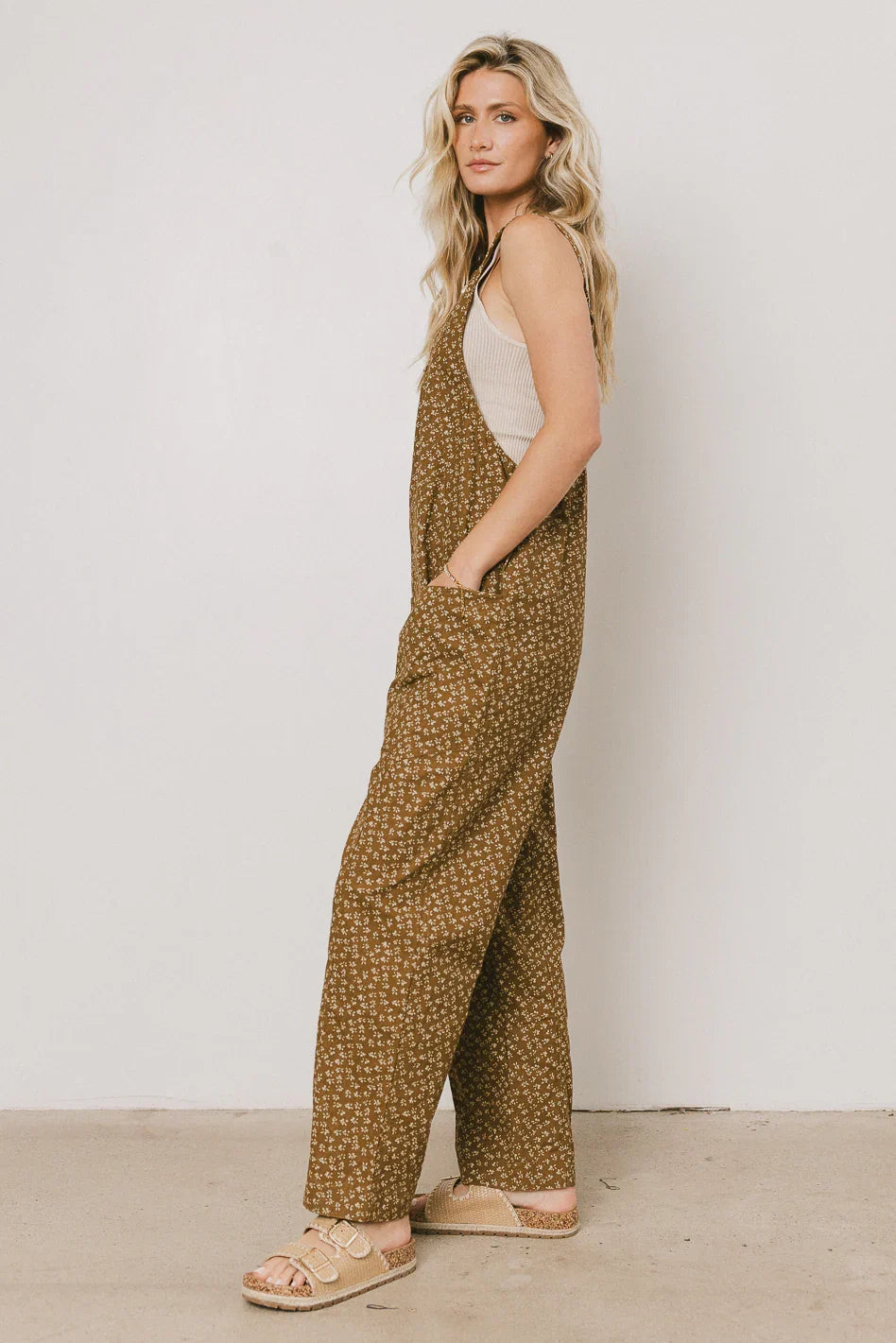 Lillian Floral Overalls FINAL SALE