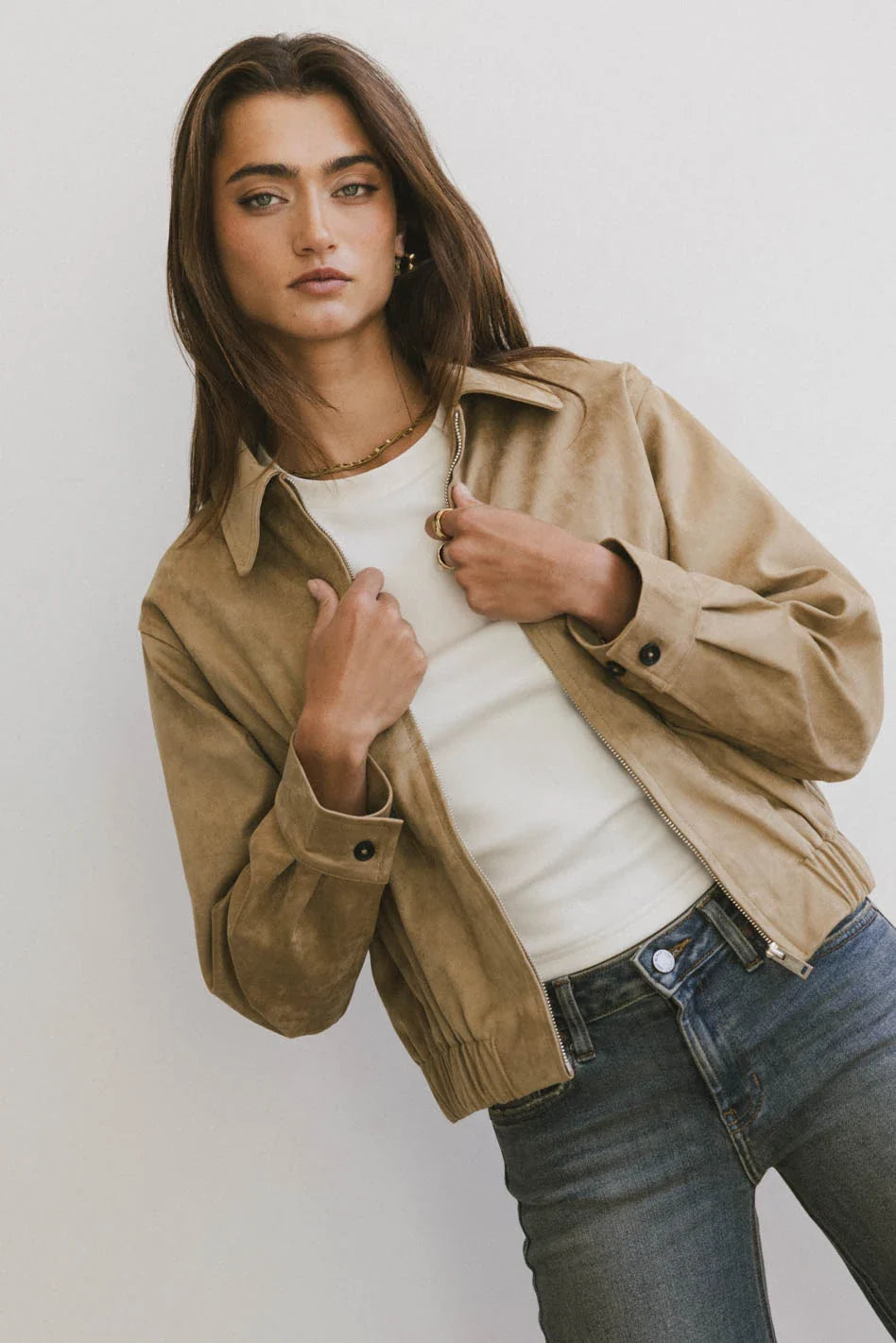 Myli Faux Suede Jacket FINAL SALE
