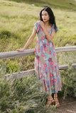 Skipper Tropical Midi Dress FINAL SALE