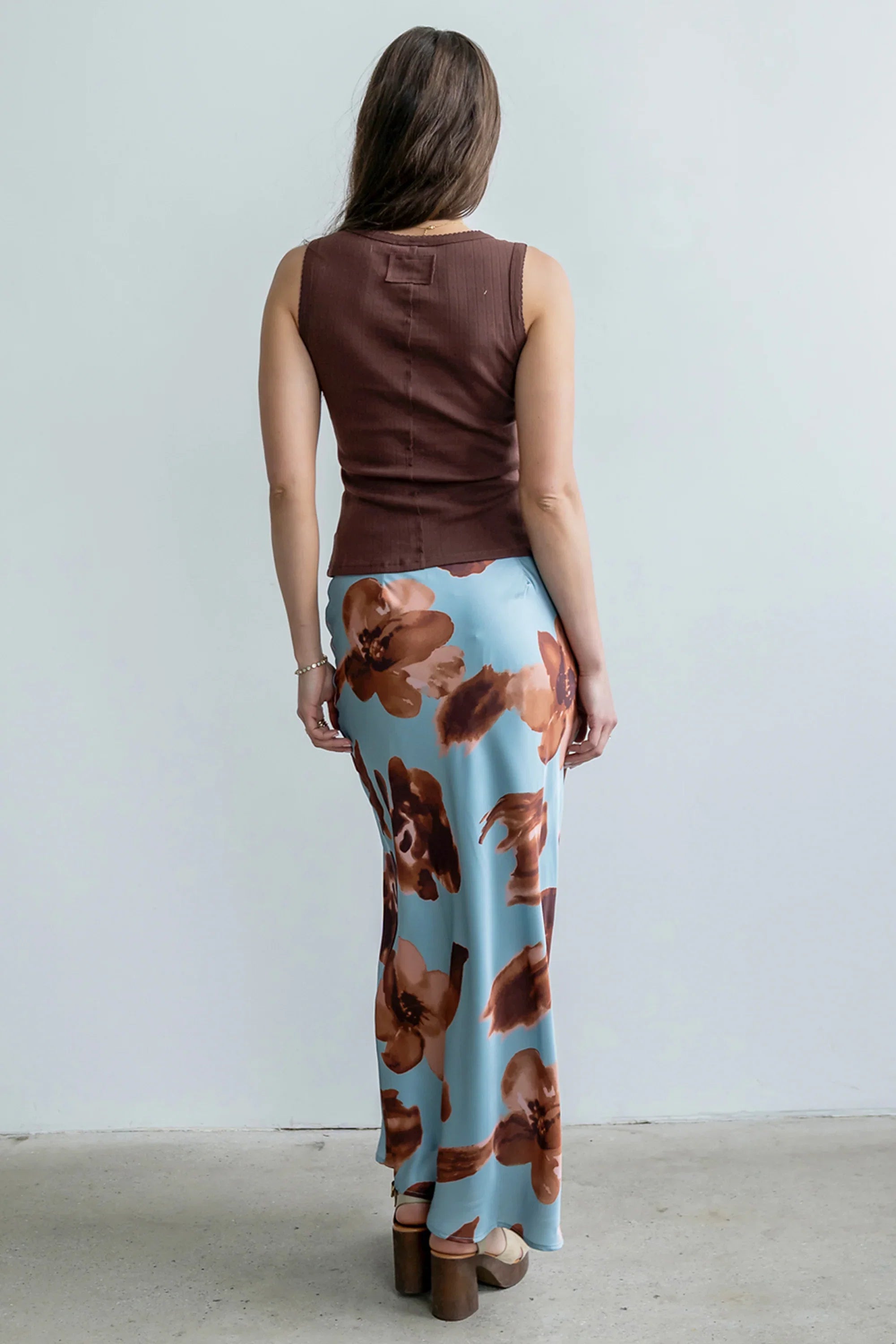 Kenya Satin Maxi Skirt